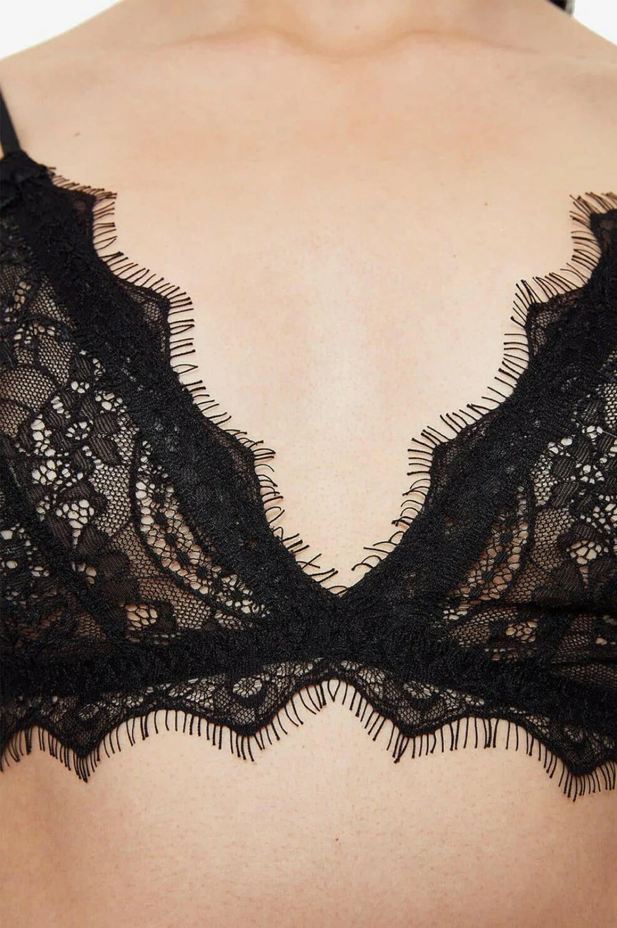 Lace Bra with Trim