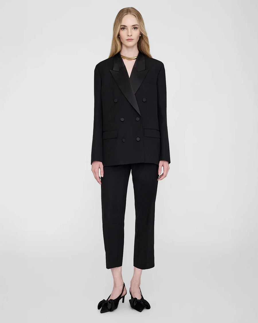 Anine Bing Ross Blazer black on figure front