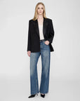 Anine Bing Ross Blazer black on figure front