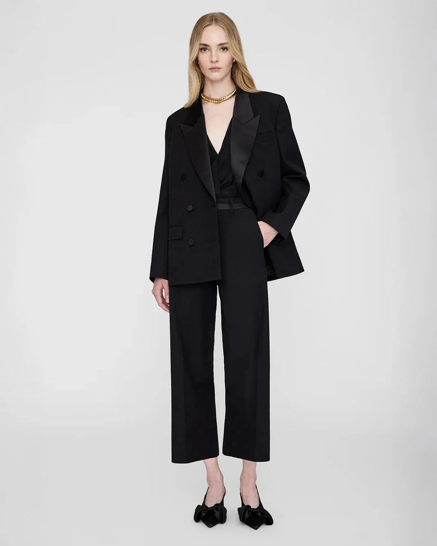 Anine Bing Ross Blazer black on figure front