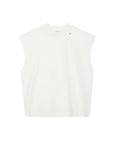 anine bing auburn tee ivory white