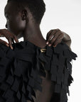 Awake Mode rectangle top black on figure back detail