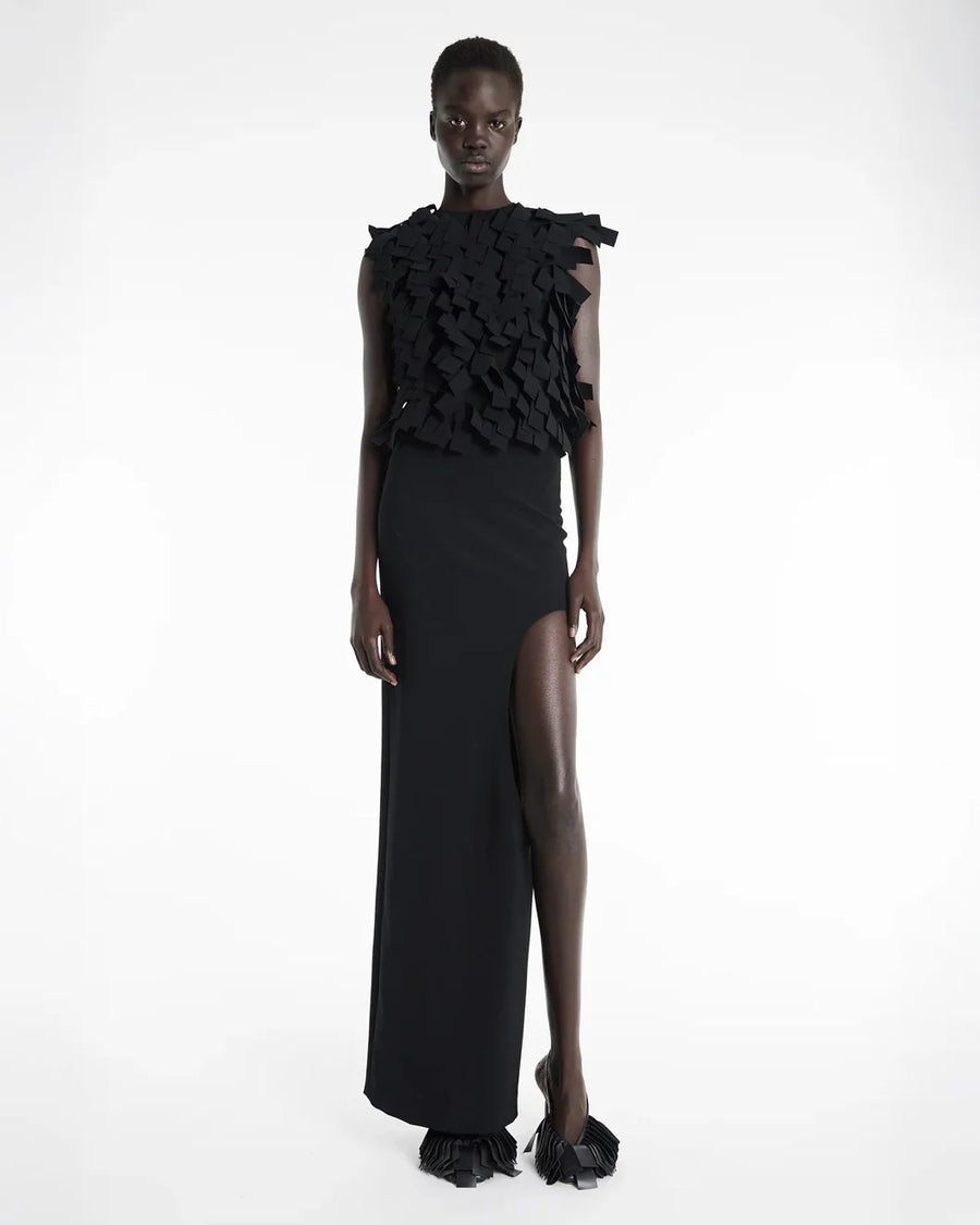 Awake mode rectangle top black on figure front