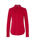 another tomorrow biased seamed shirt ruby red