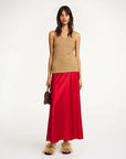 BY MALENE BIRGER Boshan Skirt Dark Chilli on figure front