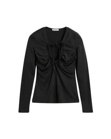 BY MALENE BIRGER Derja Blouse Black isolated