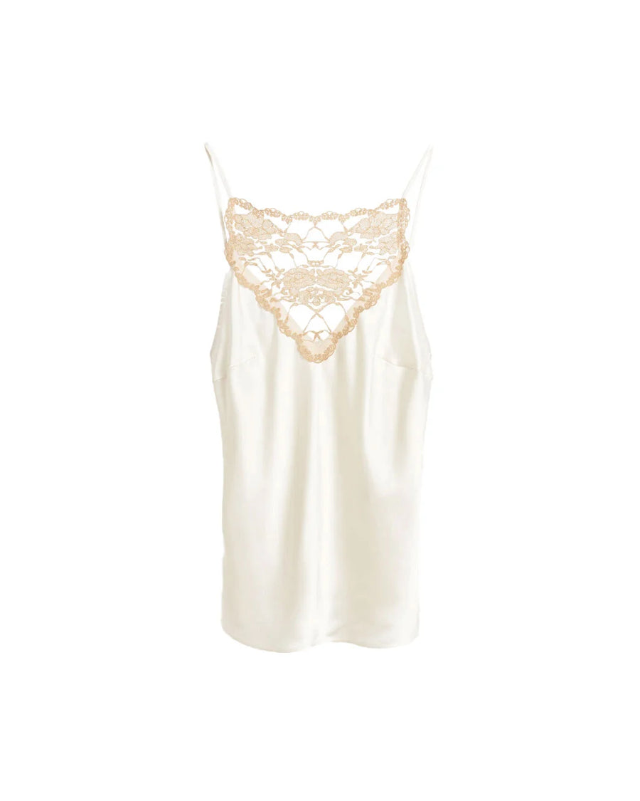 BY MALENE BIRGER Leeba Top in Soft White isolated