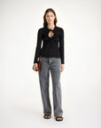 BY MALENE BIRGER Derja  Blouse Black on figure front