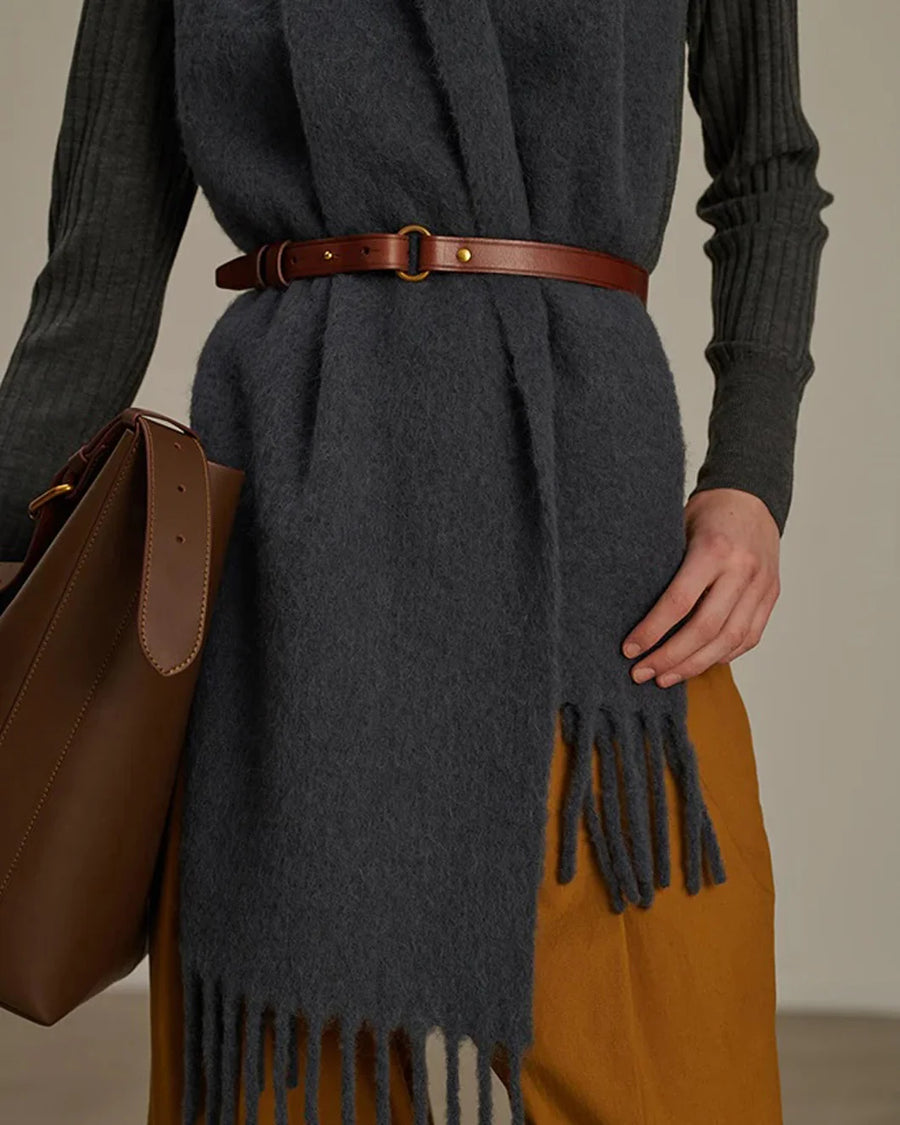 soeur Calliope Belt siena brown on figure