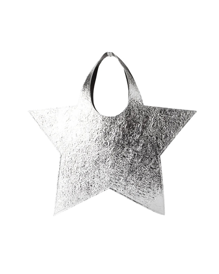 coperni Foil Star Tote silver