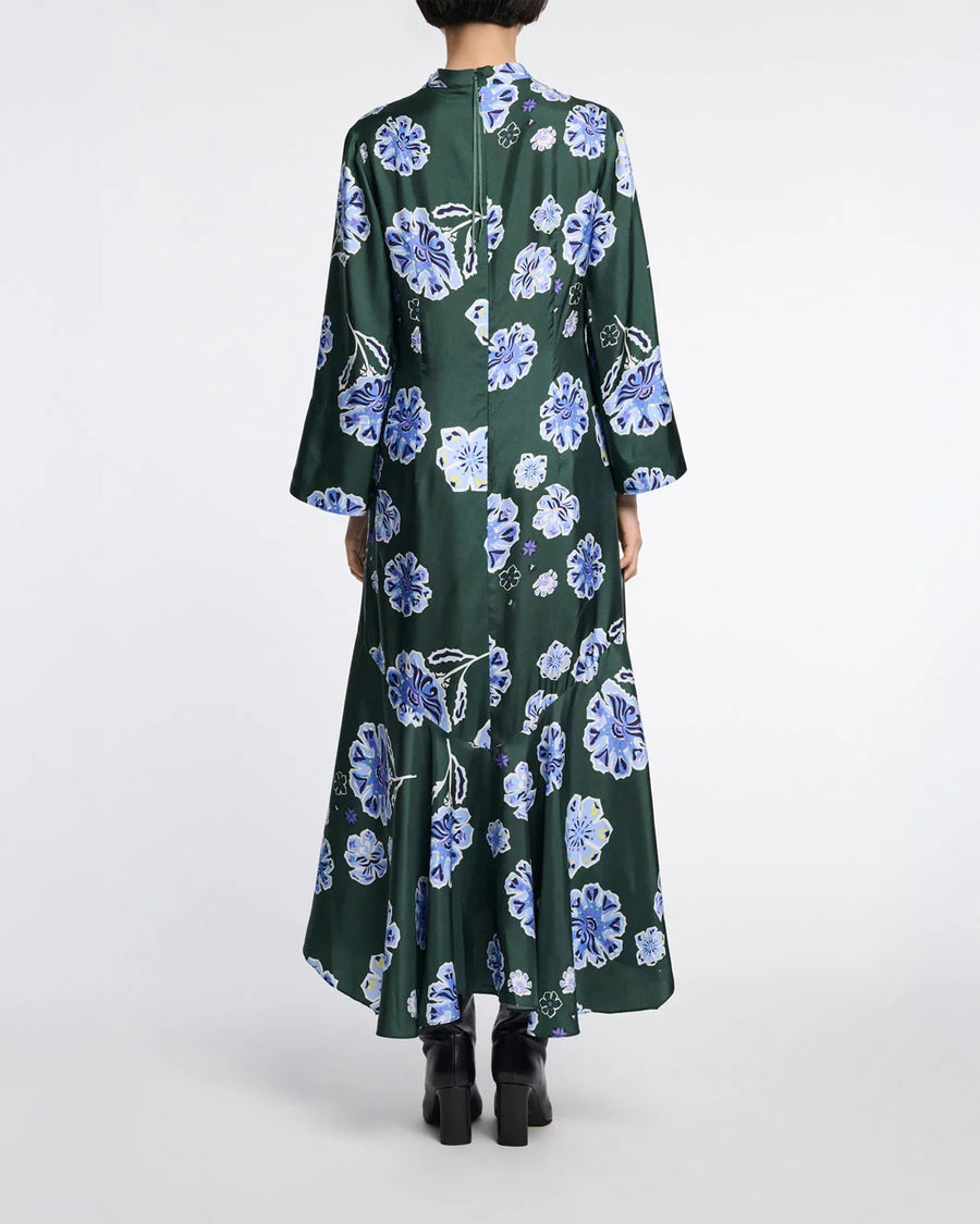 Dorothee Schumacher Big Garden Dress Green on figure back