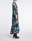 Dorothee Schumacher Big Garden Dress Green on figure side