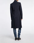 Dorothee Schumacher Emotional Essence Coat I navy on figure back