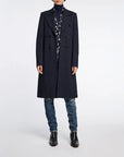 Dorothee Schumacher Emotional Essence Coat I navy on figure front