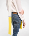 Dorothee Schumacher Striking Volume Blouse camelia white on figure back detail