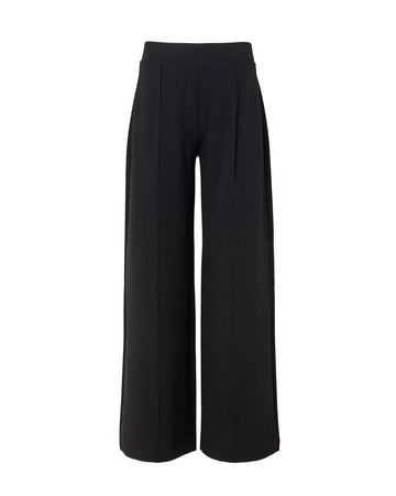 DEREK LAM 10 CROSBY Tempest wide leg knit trouser black