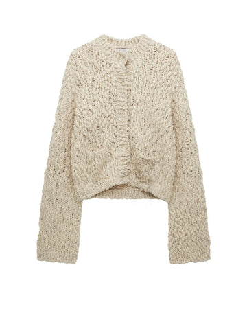 dorothee schumacher BOLD AMBITION cardigan fog beige