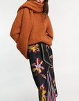 Dorothee Schumacher Floral Seduction skirt flame all over print on figure front 2