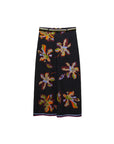 Dorothee Schumacher Floral Seduction skirt flame all over print back isolated