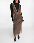 Dorothee Schumacher Pure Glam Dress Milky Brown on figure front 2