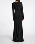 Dorothee Schumacher soft shape dress black on figure back