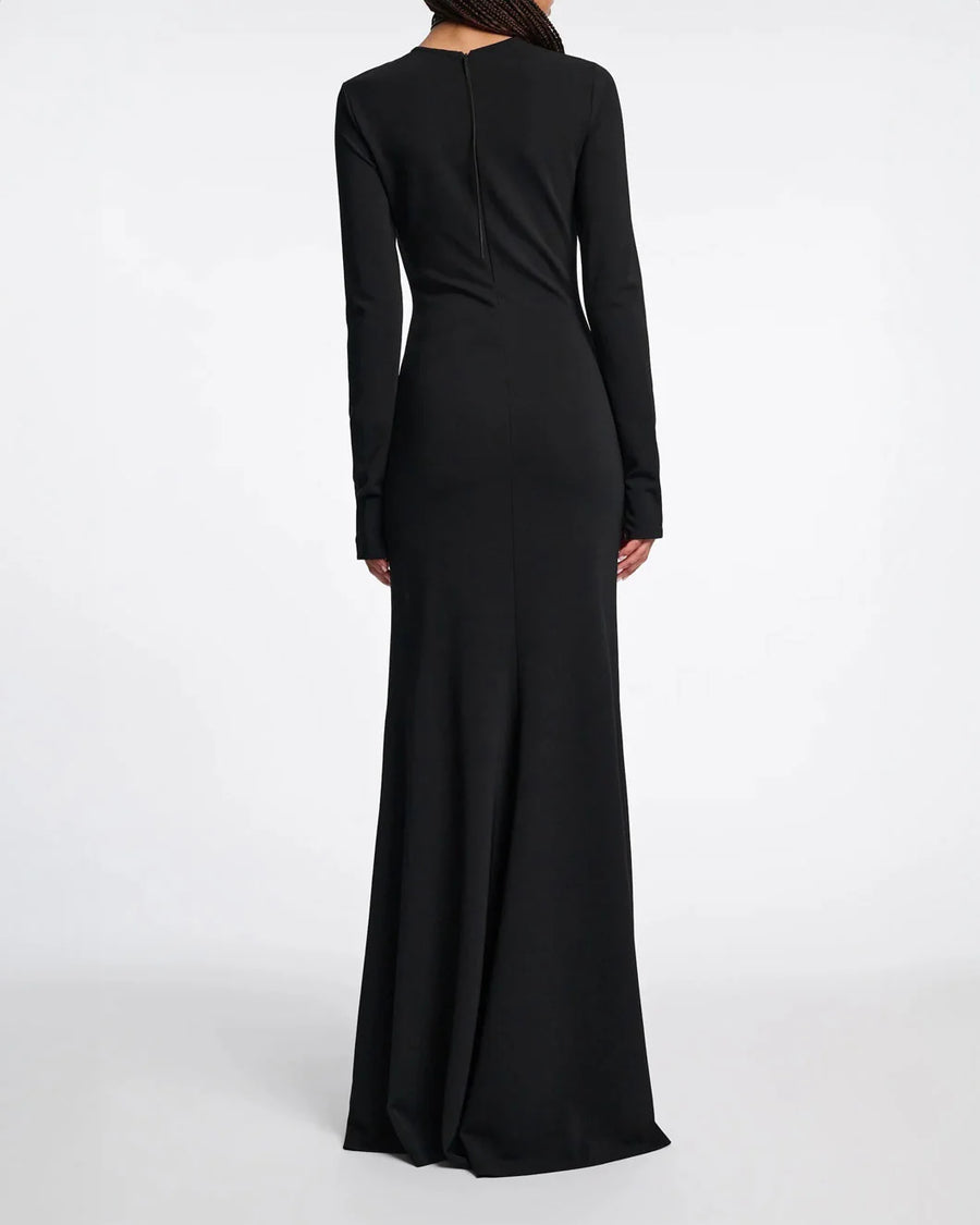 Dorothee Schumacher soft shape dress black on figure back