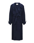 Dorothee Schumacher trench it up III dress blue night front isolated