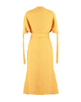 edeline lee Pedernal Dress yellow back