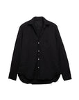 FRANK AND EILEEN Relaxed Button Up Shirt Black isolated