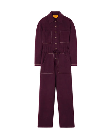 GUEST IN RESIDENCE everywear coverall 2.0 plum isolated