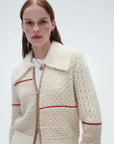 Guest in Residence cloud frankie jacket white red on figure front