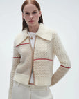 Guest in Residence cloud frankie jacket white red on figure front