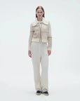 Guest in Residence cloud frankie jacket white red on figure front