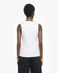 JW ANDERSON tank top white on figure back