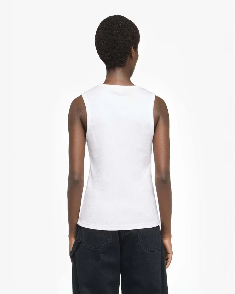 JW ANDERSON tank top white on figure back