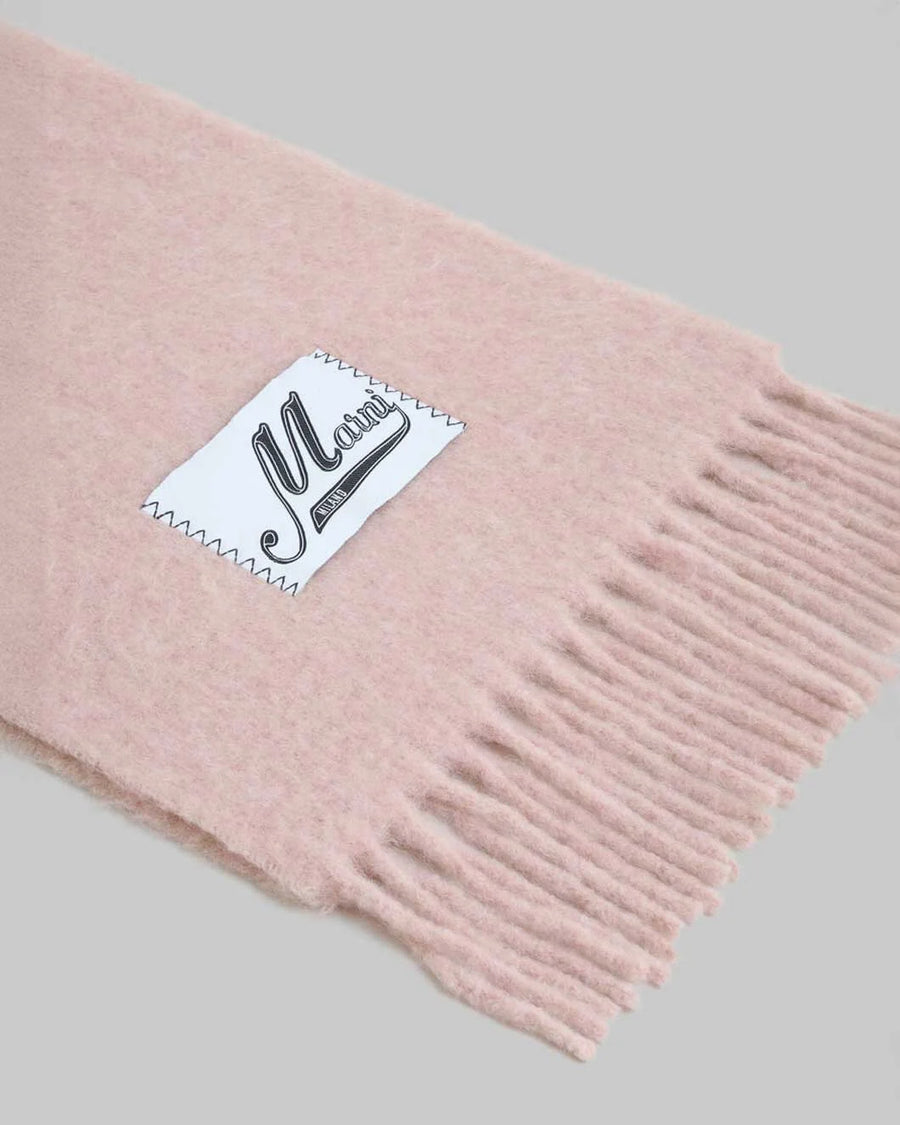 marni alpaca scarf light pink