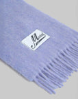 marni Brushed Alpaca Scarf Blue Lilac