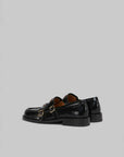 Marni Leather bambi 3.0 loafer black pair back