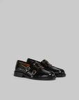 Marni Leather bambi 3.0 loafer black pair side