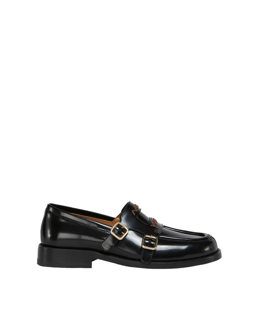 Marni Leather Bambi 3.0 Loafer Black side isolated