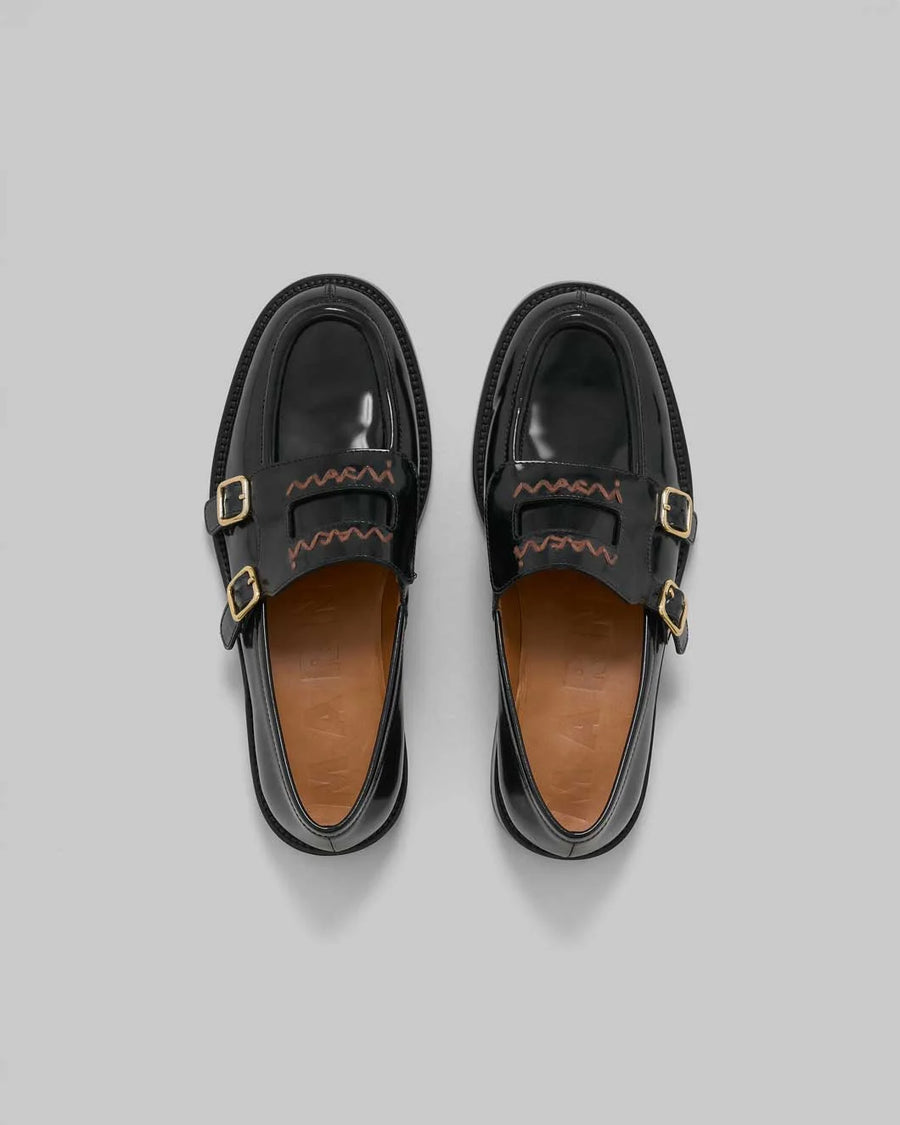 Marni Leather bambi 3.0 loafer black above