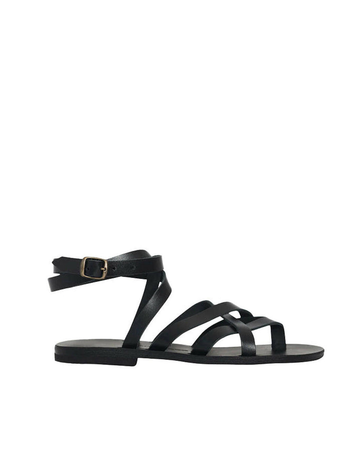 maria farro delphi sandals black