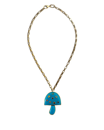 Pam Eisner Turquoise Multigem Mushroom