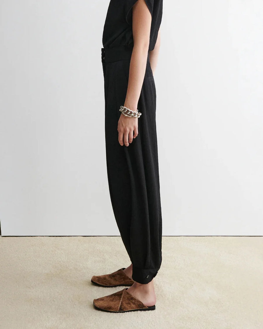 Rachel Comey New Encino Pant Black on figure side