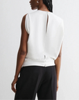 RACHEL COMEY Papen Top White on figure side