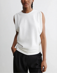 RACHEL COMEY Papen Top White on figure front