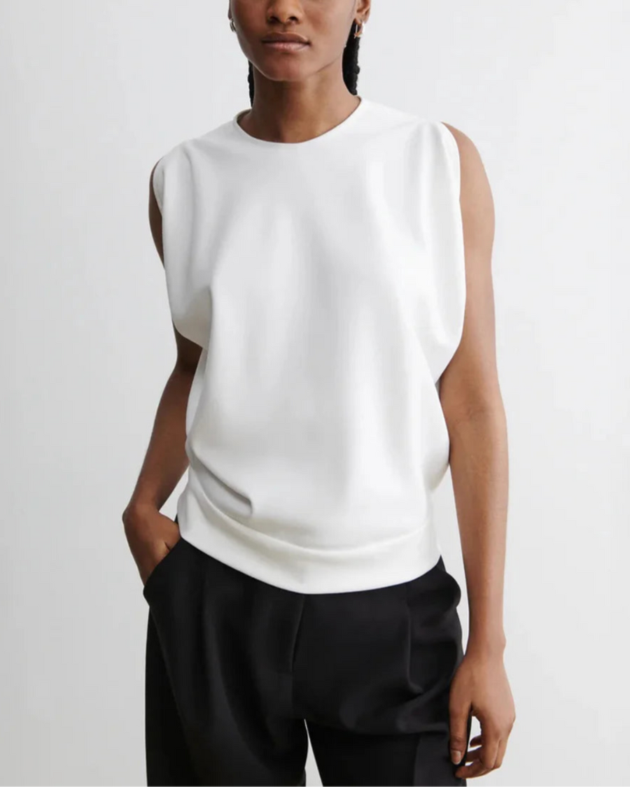 RACHEL COMEY Papen Top White on figure front