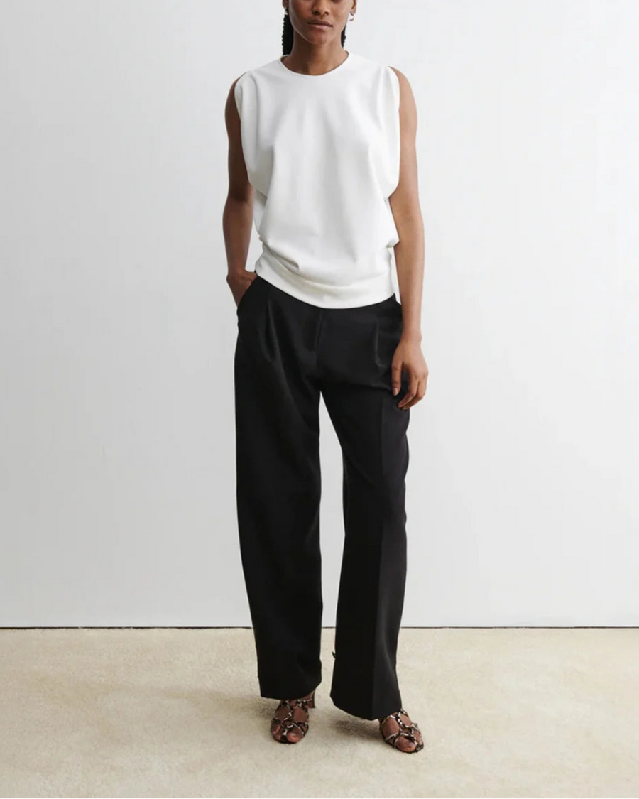 RACHEL COMEY Papen Top White on figure front