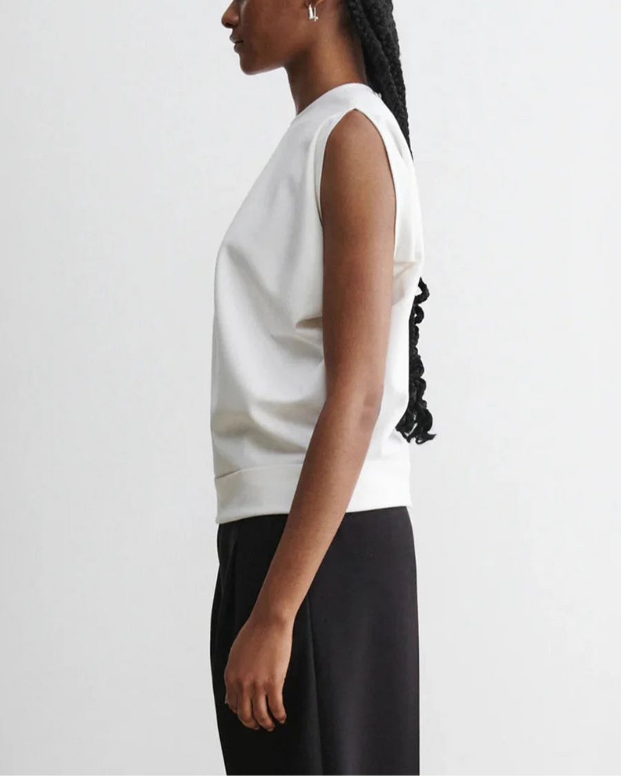 RACHEL COMEY Papen Top White on figure side