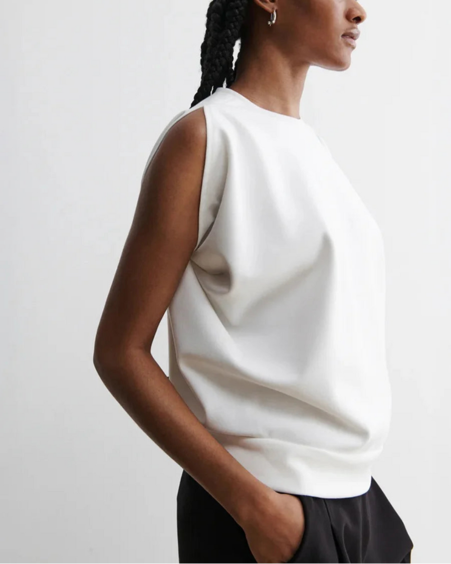 RACHEL COMEY Papen Top White on figure side